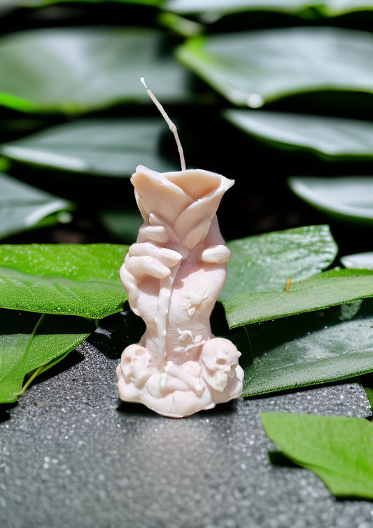 Enchantress Hand Rose Candle